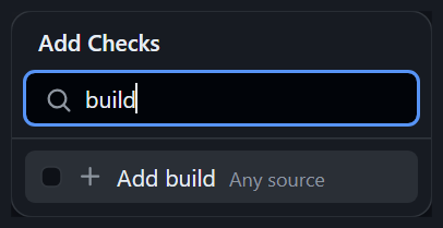 Adding build status check.